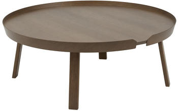 Muuto Around TischxL - braun, rund 95x36x95 cm - Stained Dark Brown (211)