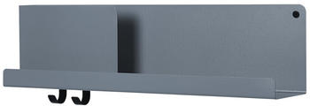 Muuto Folded Regal Metall - blau-grau (24037) (822) 63x16,5 cm