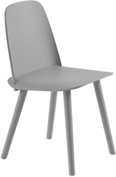 Muuto Nerd Esszimmerstuhl Holz - 45x79x50 cm - Grey (014)