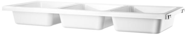 String Aufbewahrungseinsatz - weiß - 78x9x30 cm - weiß, ABS Kunststoff - white (002)