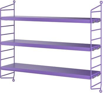 String Pocket Regal - violett - 60x50x15 cm - Lila - purple /purple (018)