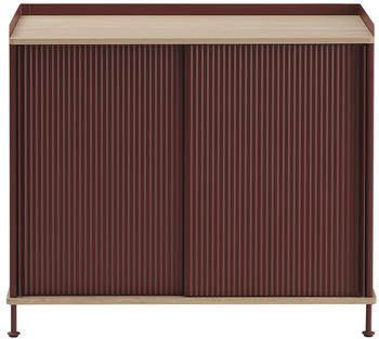 Muuto Sideboard Enfold 100x45 cm Eiche tiefrot lackiert (709)