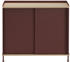 Muuto Sideboard Enfold 100x45 cm Eiche tiefrot lackiert (709)