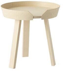 Muuto Around Tisch S ash - beige, rund 45x46x45 cm - Esche - Ash (203)