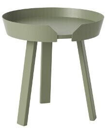 Muuto Around Tisch S dusty green - grün, rund 45x46x45 cm - schlammgrün - Dusty Green (208)