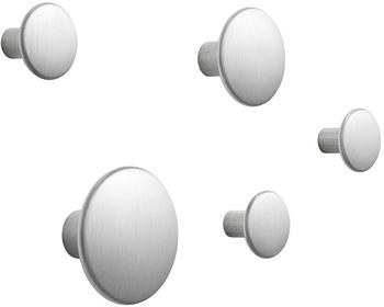 Muuto Dots Metall - silber - 2x1x2 cm - aluminium (97223) (309) Set