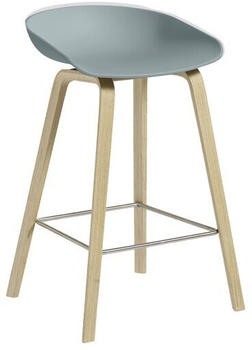 HAY About A Stool AAS32 65cm dusty blue / Eiche geseift (926480)