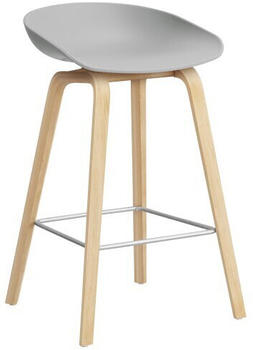 HAY About A Stool AAS32 65cm concrete grey / Eiche geseift (926383)