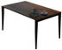 Jan Kurtz Jupiter 76x150-250x90cm schwarz/Nussbaum