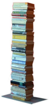 Radius Booksbaum Bücherregal 1-reihig silber 15x90x12 cm (734c) (707) 90 5 cm
