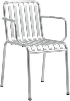 HAY Palissade Arm Chair silber 51x80x56 cm verzinkt hot galvanized (406)