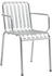 HAY Palissade Arm Chair silber 51x80x56 cm verzinkt hot galvanized (406)