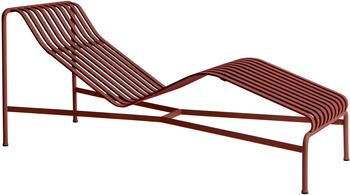 HAY Palissade Chaise Longue rot 65x70x164 cm iron red (AA614-B485) (206)