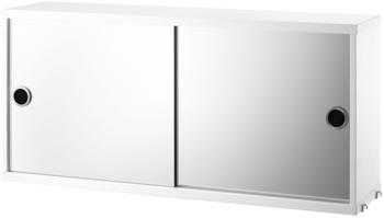 String Schrank mit Spiegeltüren weiß (CM7820-12-1)