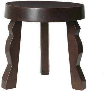 Ferm Living Faye Hocker Ø30x31 cm Dark Stained Mango