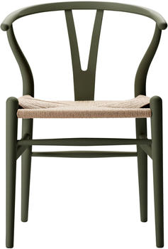 Carl Hansen & Søn CH24 Soft Wishbone Chair Ilse Crawford, Buche soft seaweed / Naturgeflecht