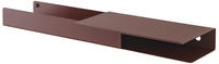 Muuto Folded Shelves Platform 62 x 5,4 cm deep red