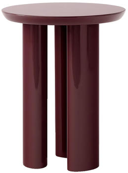 &Tradition Tung Table JA3, Ø 38 x 48 cm burgundy red