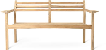 Carl Hansen & Søn AH701 Outdoor 2-Sitzer Bank braun 144x73x57 cm Teak unbehandelt (402)