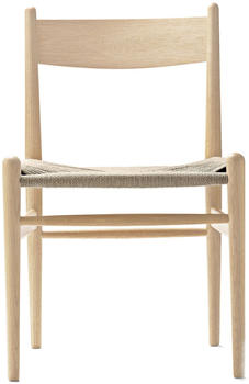 Carl Hansen & Søn CH36 Stuhl ohne Armlehnen 52x48x81 cm eiche geseift geflecht natur