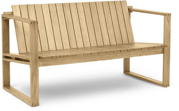 Carl Hansen & Søn Kjaer 2er Sofa 132,5x72,5x74,5 cm teak unbehandelt 802
