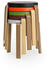 Normann Copenhagen Tap Hocker - grün, Holz,Kunststoff - 35x43x35 cm - olive - Walnut/ olive (010)