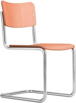 Thonet S 43 K Freischwinger Kinder 31x61x41 cm koralle vechromt (130)