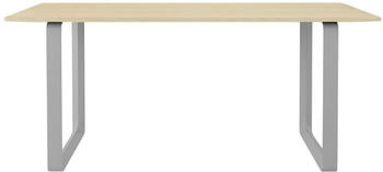 Muuto 70/70 Tisch S - beige, rechteckig, Holz,Metall - 170x73x85 cm - eiche massiv (65159) (561) S