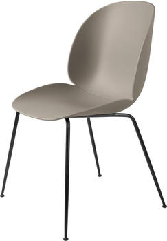Gubi Beetle Esszimmerstuhl 56x87x58 cm Ungepolstert New Beige Schwarz