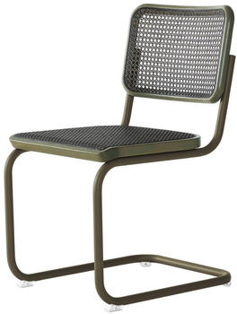 Thonet S 32 V Eiche salbeigrün gebeizt