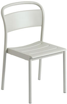 Muuto Linear Steel Side Chair Gartenstuhl grey (30984)