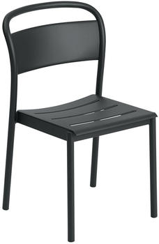 Muuto Linear Steel Side Chair Gartenstuhl black (30980)