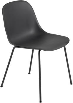 Muuto Fiber Side Chair Tube Base schwarz (58932)