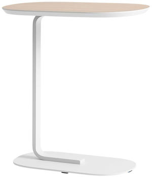 Muuto Relate Side Table oak laminate/off-white 60,5 cm (13990)