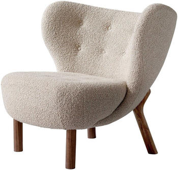&Tradition Little Petra VB1 Lounge Chair, Walnuss / Karakorum 003