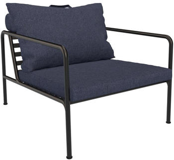Houe Avon Lounge Stuhl blau schwarz (5312)