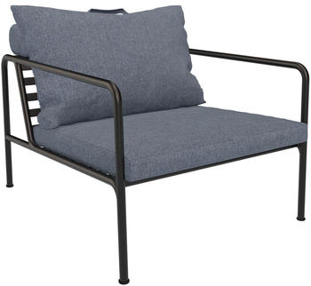 Houe Avon Lounge Stuhl Heritage blau/schwarz (5812)