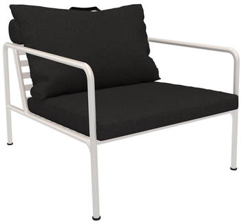 Houe Avon Lounge Stuhl weiß/schwarz (6808)