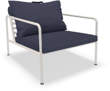 Houe Avon Lounge Stuhl gedämpft blau/weiß (5308)