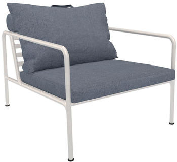 Houe Avon Lounge Stuhl gedämpft weiß/blau (5808)