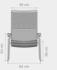 Houe Click Lounge Stuhl 62x73x122 cm (10811) paprika