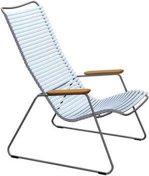 Houe Click Lounge Stuhl 62x73x122 cm (10811) hellblau staubig