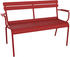 Fermob 2-Sitzer Luxembourg mit Armlehne 131x86x55 cm