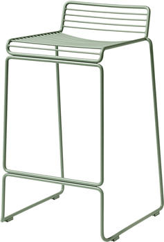 HAY Hee Bar Stool grün Metall herbstgrün (AA599-A223) (216) Sitzhöhe 65 cm