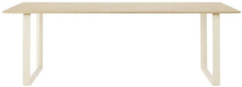Muuto 70/70 Tisch L - beige, rechteckig, Holz,Metall - 225x73x90 cm - eiche massiv (65164) (566) L