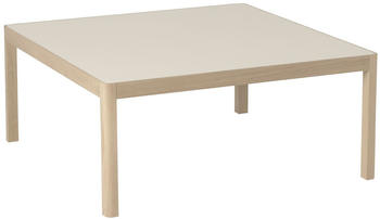 Muuto Workshop Couchtisch quadratisch Linoleum warm grey (26062)