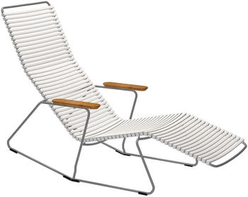 Houe Click Sunlounger 180x90x64cm wei&szlig; ged&auml;mpft