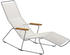 weiß gedämpft: Houe Click Sunlounger 180x90x64cm