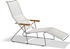 Houe Click Sunlounger 180x90x64cm weiß gedämpft