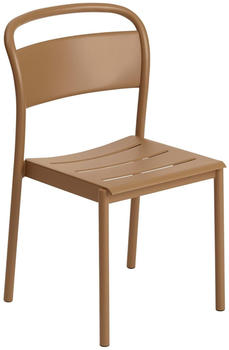 Muuto Linear Steel Side Chair Gartenstuhl burnt orange (30983)